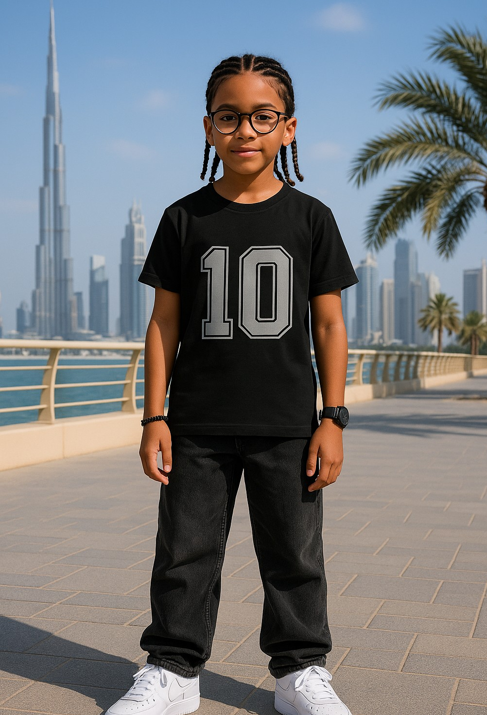 🇺🇸 USA Kids Softstyle Tee – Number 10 Edition