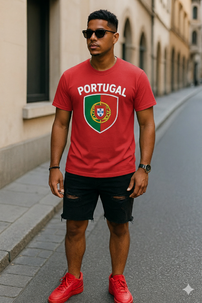 🇵🇹 Portugal Premium Fan Tee – Men’s Heavy Cotton Edition