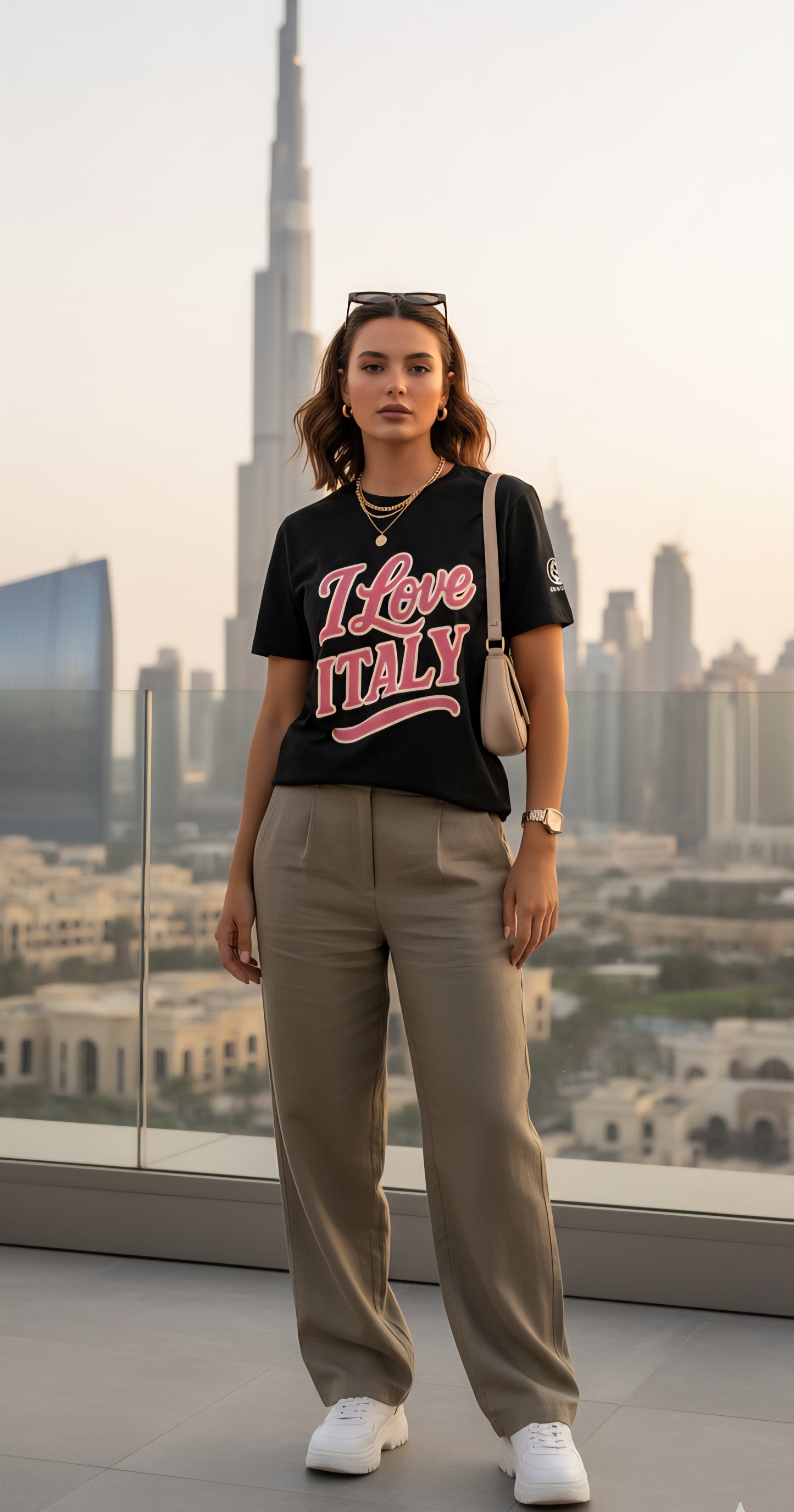 🇮🇹 Italy Women’s Jersey Short Sleeve Tee – “I Love Italy” Edition