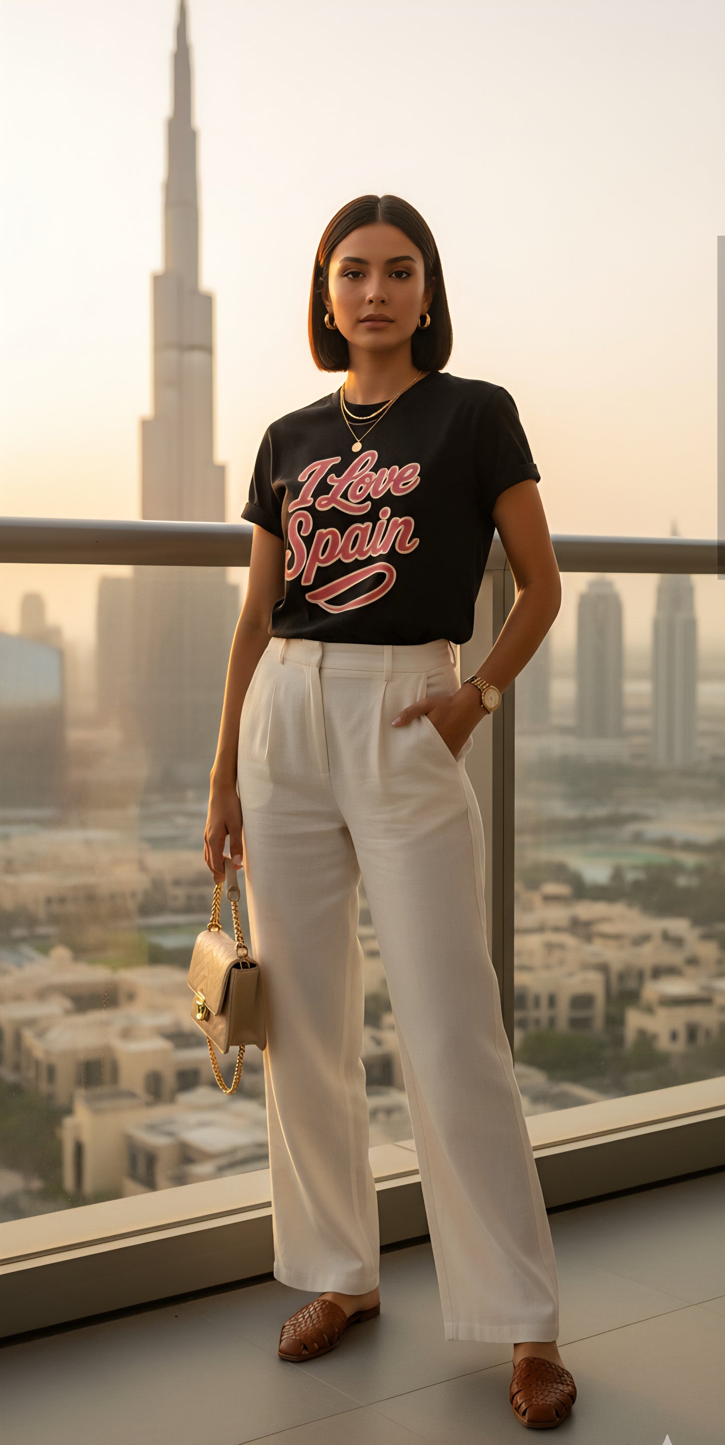 🇪🇸 Spain Women’s Jersey Short Sleeve Tee – “I Love Spain” Edition