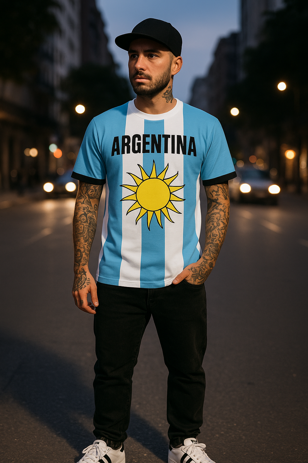 Argentina Premium Edition – Unisex Cut & Sew Tee (AOP)