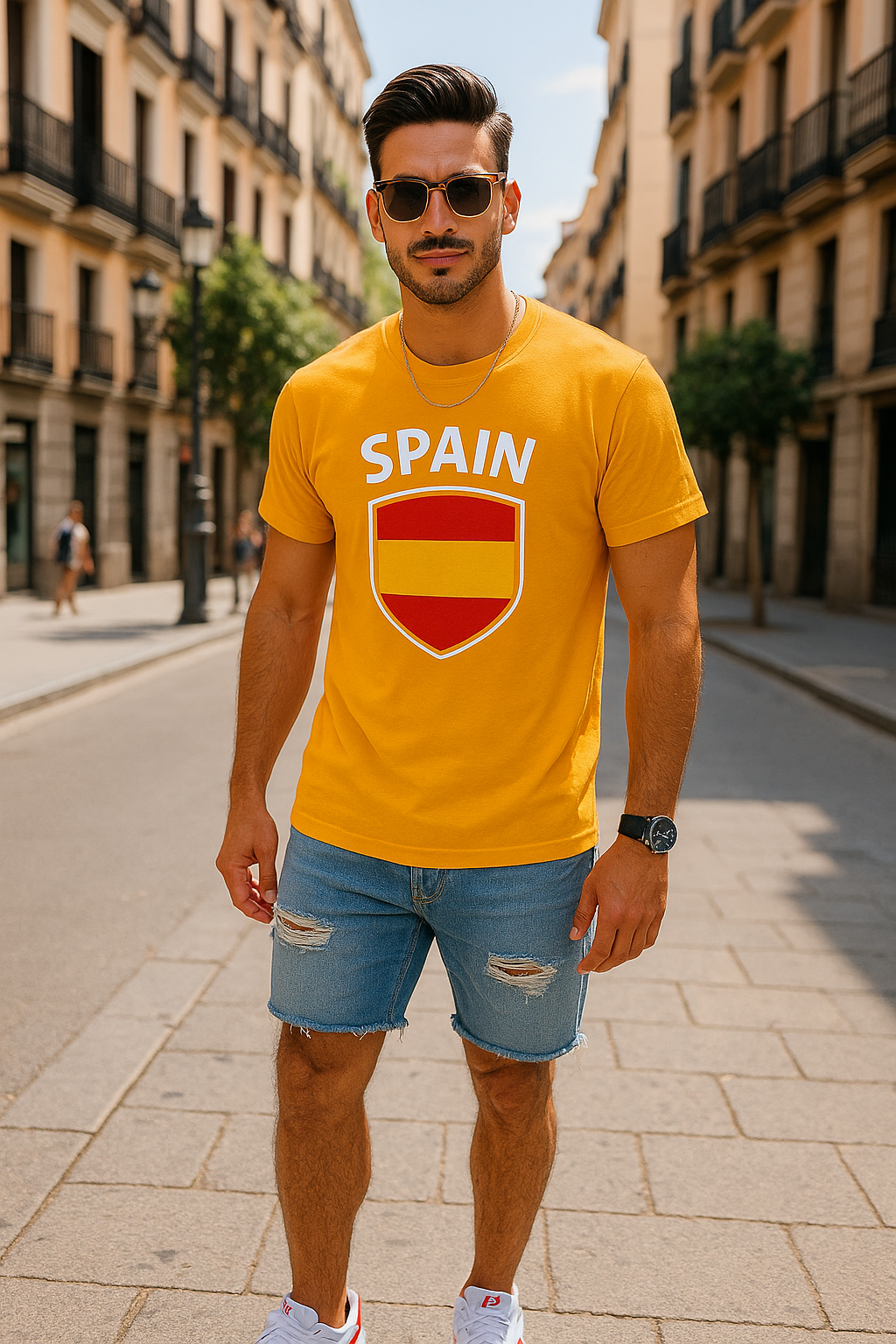 🇪🇸 Spain Premium Fan Tee – Men’s Heavy Cotton Edition