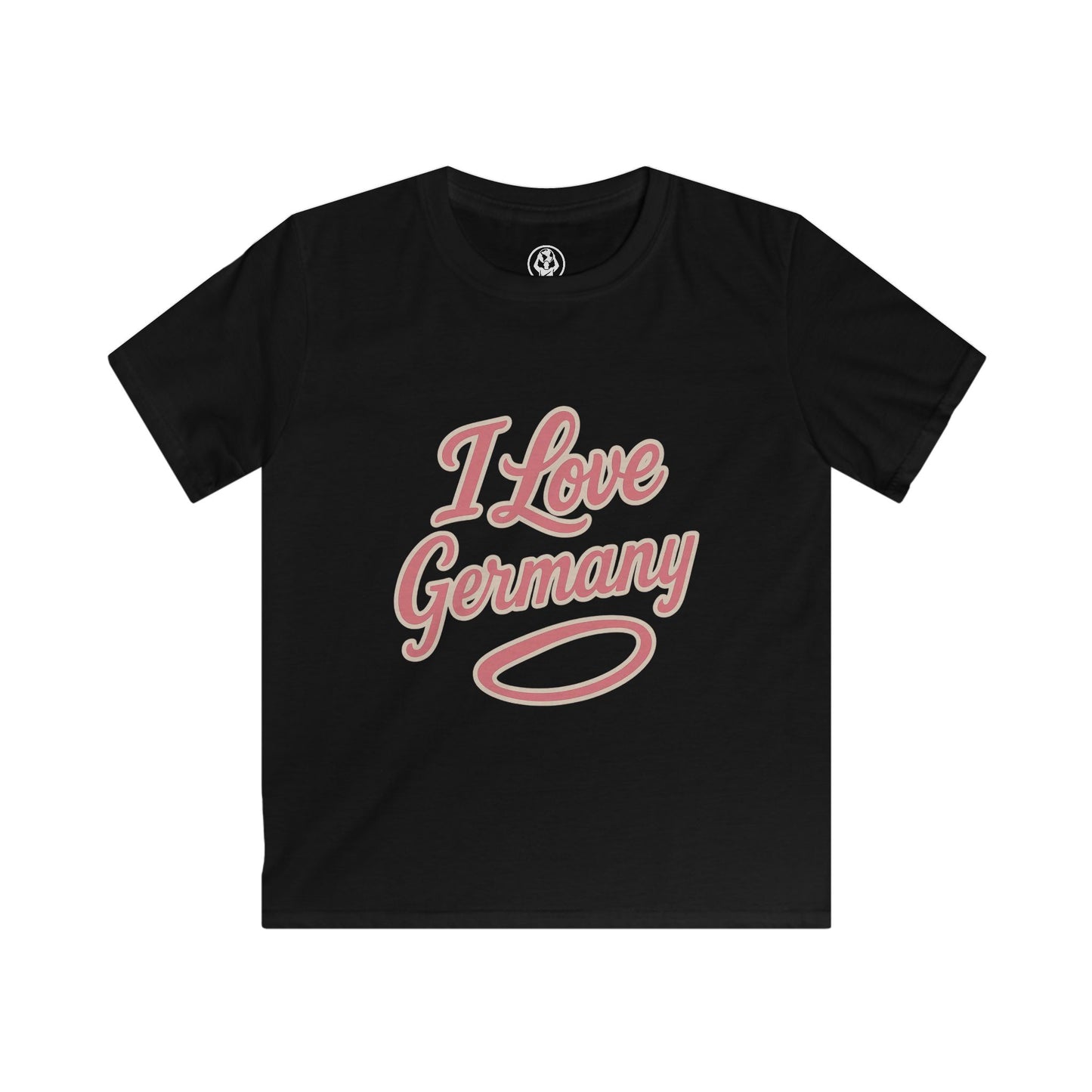 🇩🇪 Germany Kids Softstyle Tee – “I Love Germany” Edition