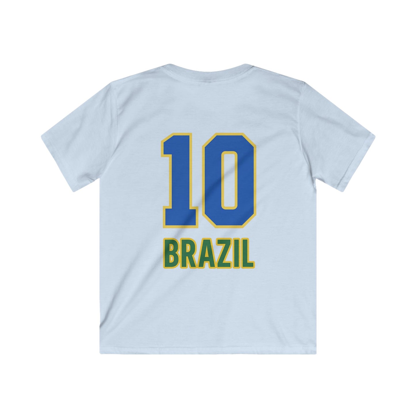 🧸 Brazil Kids Teddy Bear Edition – Softstyle Tee