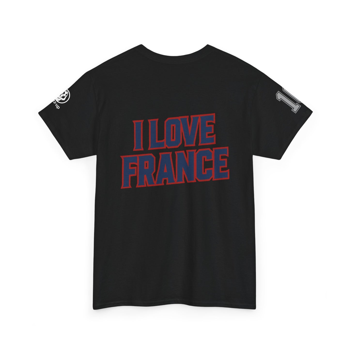 🇫🇷 France Men’s Heavy Cotton Tee – “Number 10” Edition