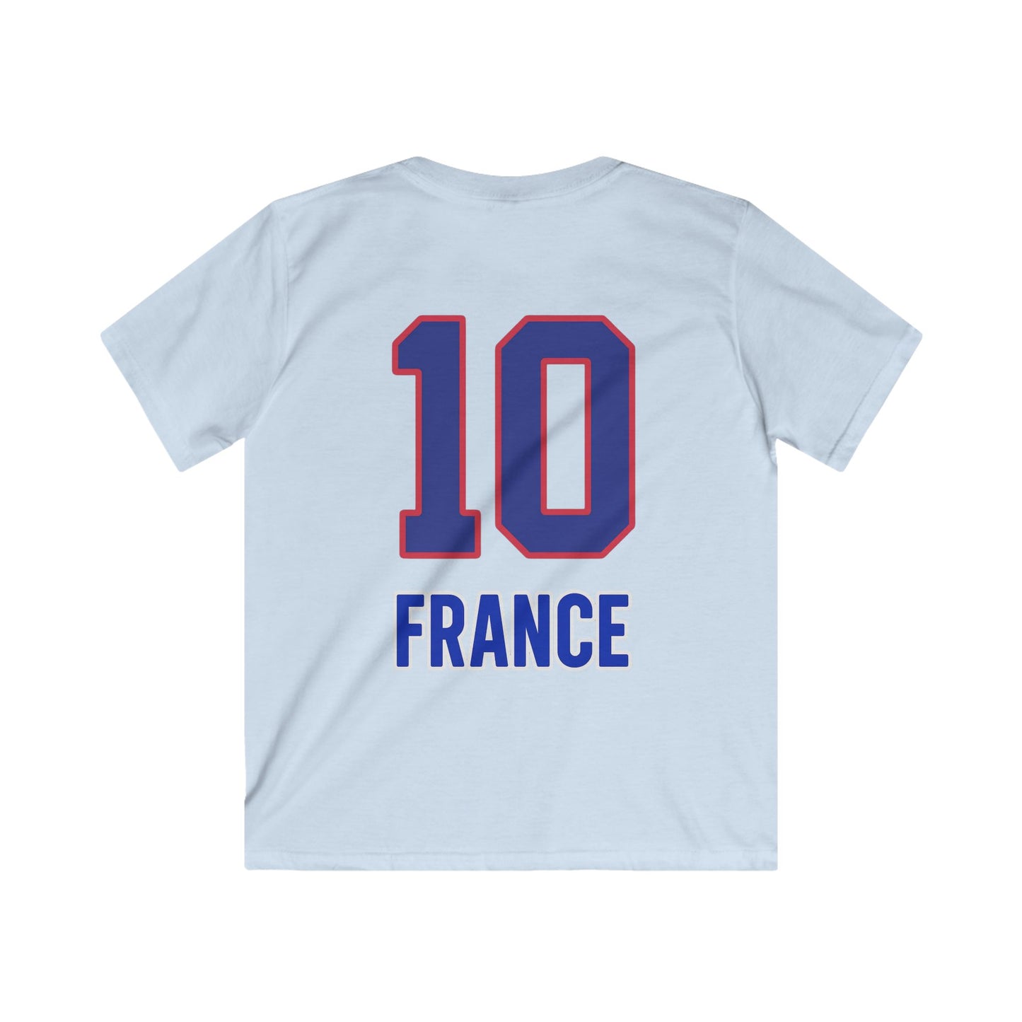 🧸 France Kids Teddy Bear Edition – Softstyle Tee