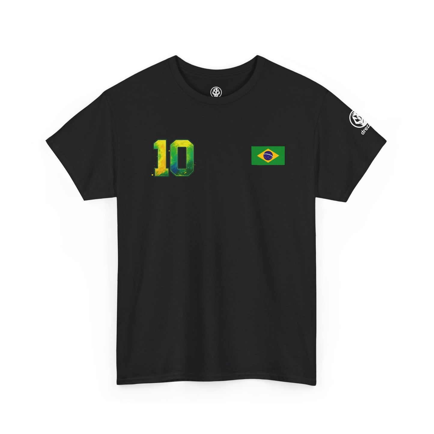 Brazil “10” Heavy Cotton Tee – Iconic Nation Edition