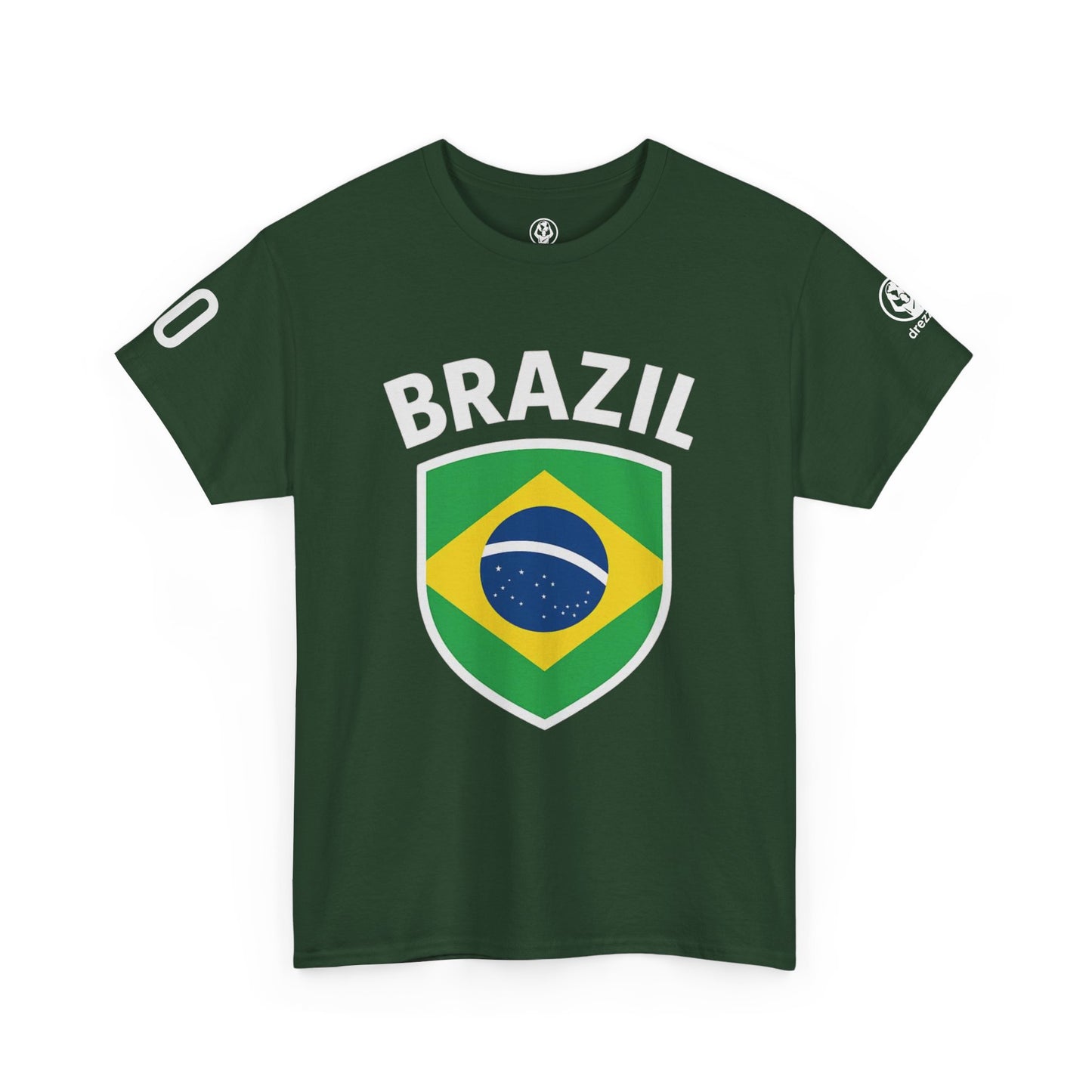 🇧🇷 Brazil Premium Fan Tee – Men’s Heavy Cotton Edition