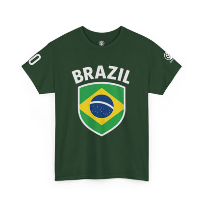 🇧🇷 Brazil Premium Fan Tee – Men’s Heavy Cotton Edition