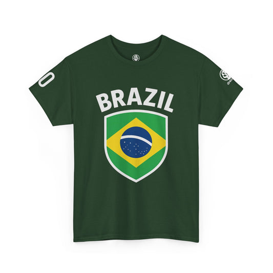 🇧🇷 Brazil Premium Fan Tee – Men’s Heavy Cotton Edition