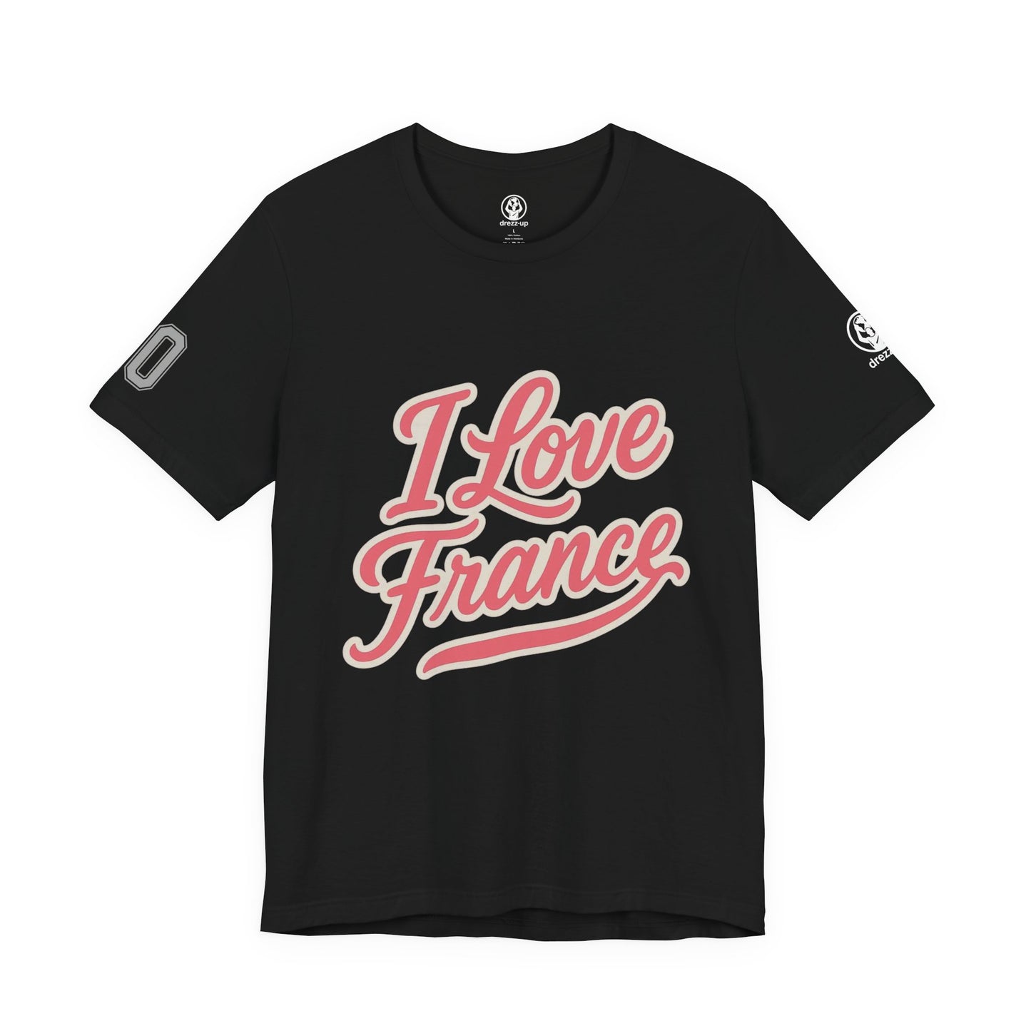 🇫🇷 France Women’s Jersey Short Sleeve Tee – “I Love France” Edition