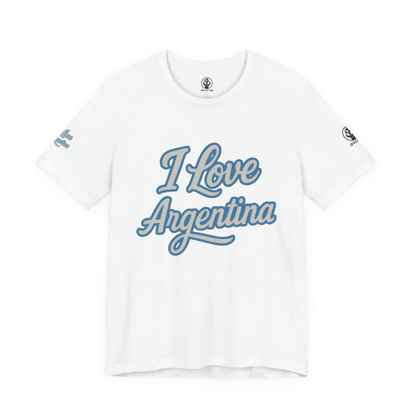 🇦🇷 Argentina Women’s Jersey Short Sleeve Tee – “I Love Argentina” Edition