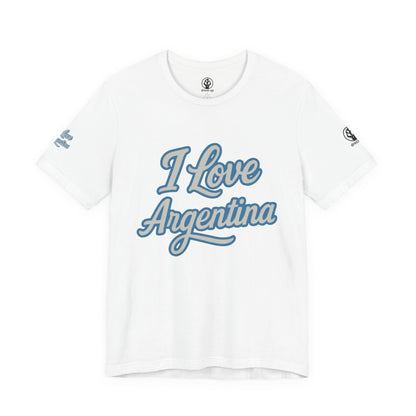 🇦🇷 Argentina Women’s Jersey Short Sleeve Tee – “I Love Argentina” Edition