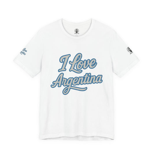 🇦🇷 Argentina Women’s Jersey Short Sleeve Tee – “I Love Argentina” Edition