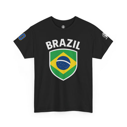 🇧🇷 Brazil Premium Fan Tee – Men’s Heavy Cotton Edition