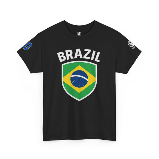 🇧🇷 Brazil Premium Fan Tee – Men’s Heavy Cotton Edition