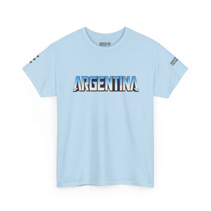 ARGENTINA NUMBER 10 TYPOGRAPHY UNISEX T-SHIRT