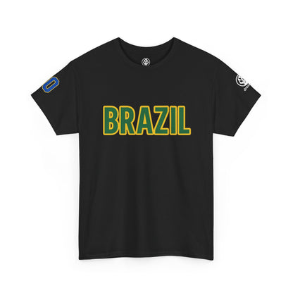 🇧🇷 Brazil Premium Fan Tee – Men’s Heavy Cotton Edition