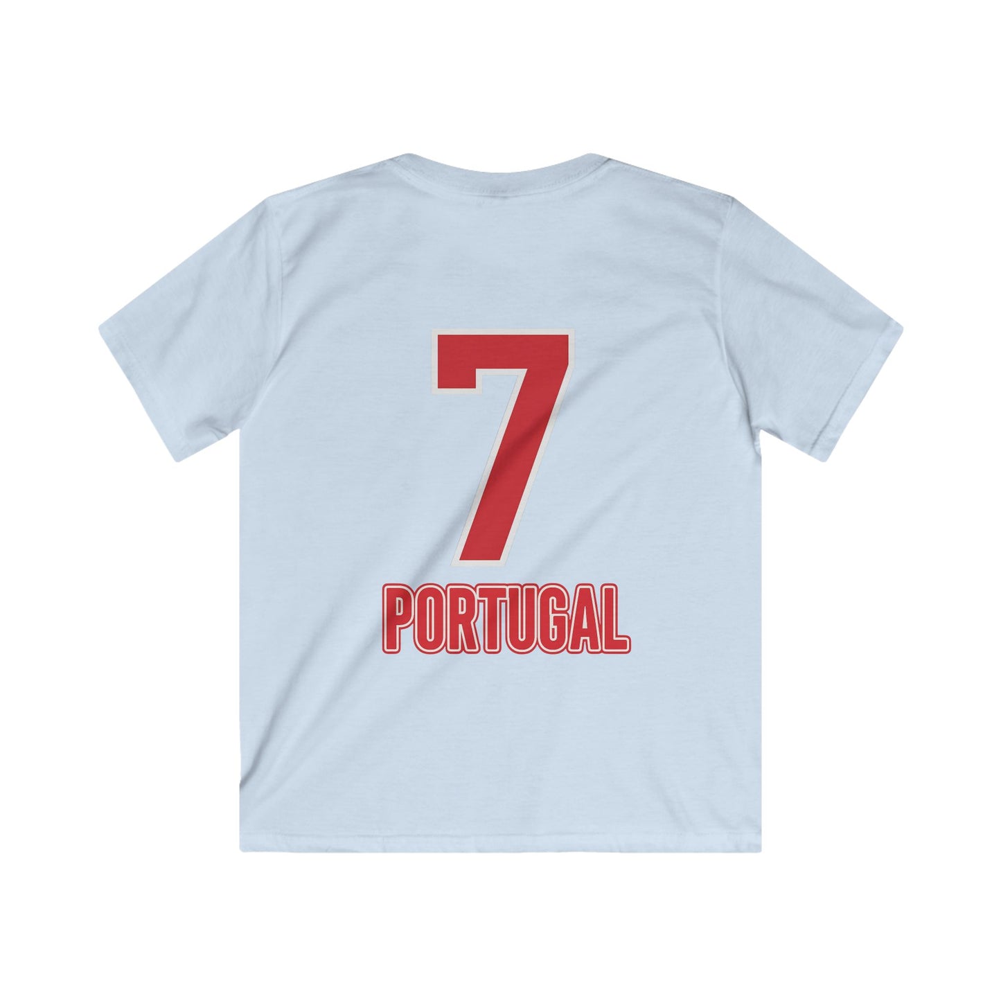 🧸 Portugal Kids Teddy Bear Edition – Softstyle Tee