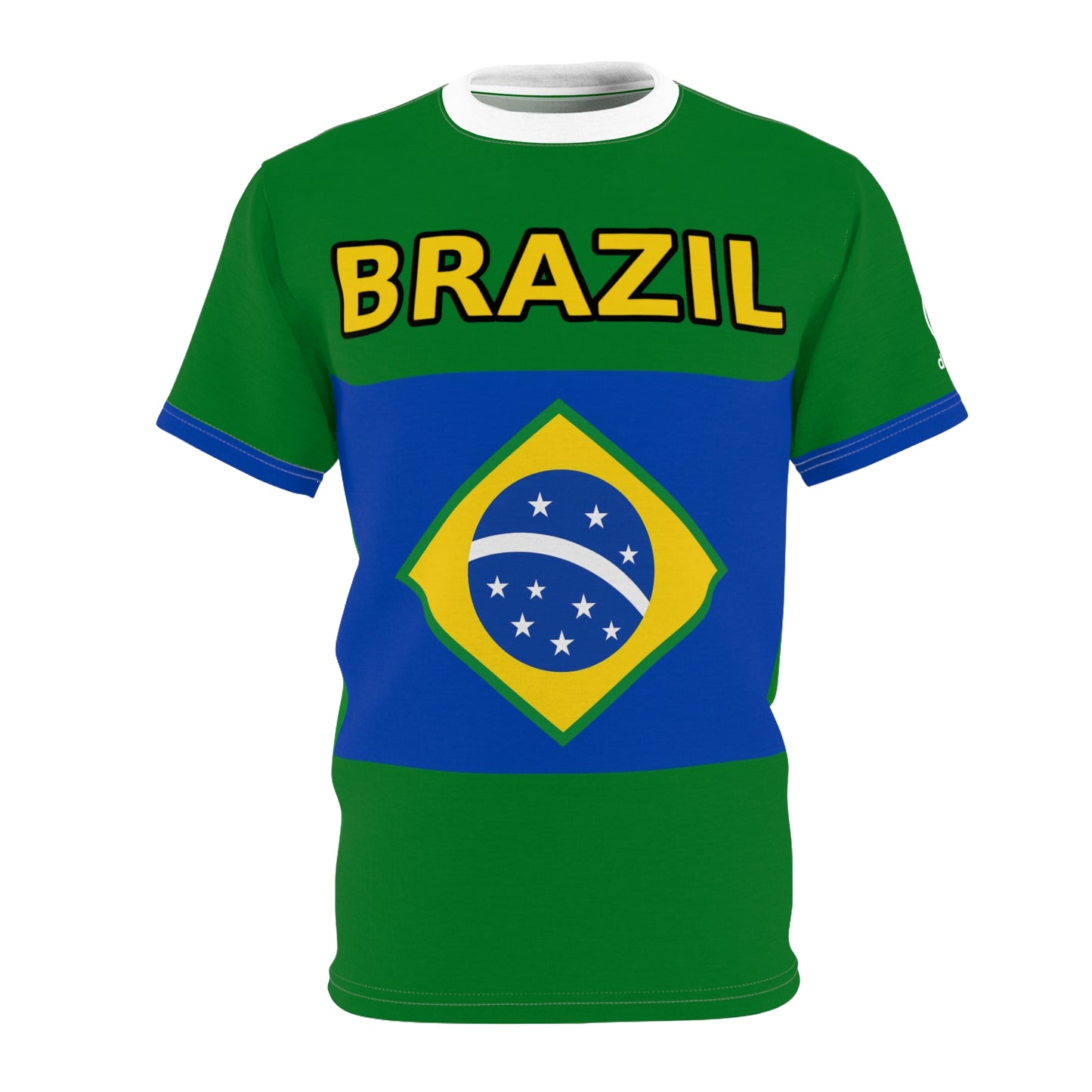 Brazil Premium Edition – Unisex Cut & Sew Tee (AOP)