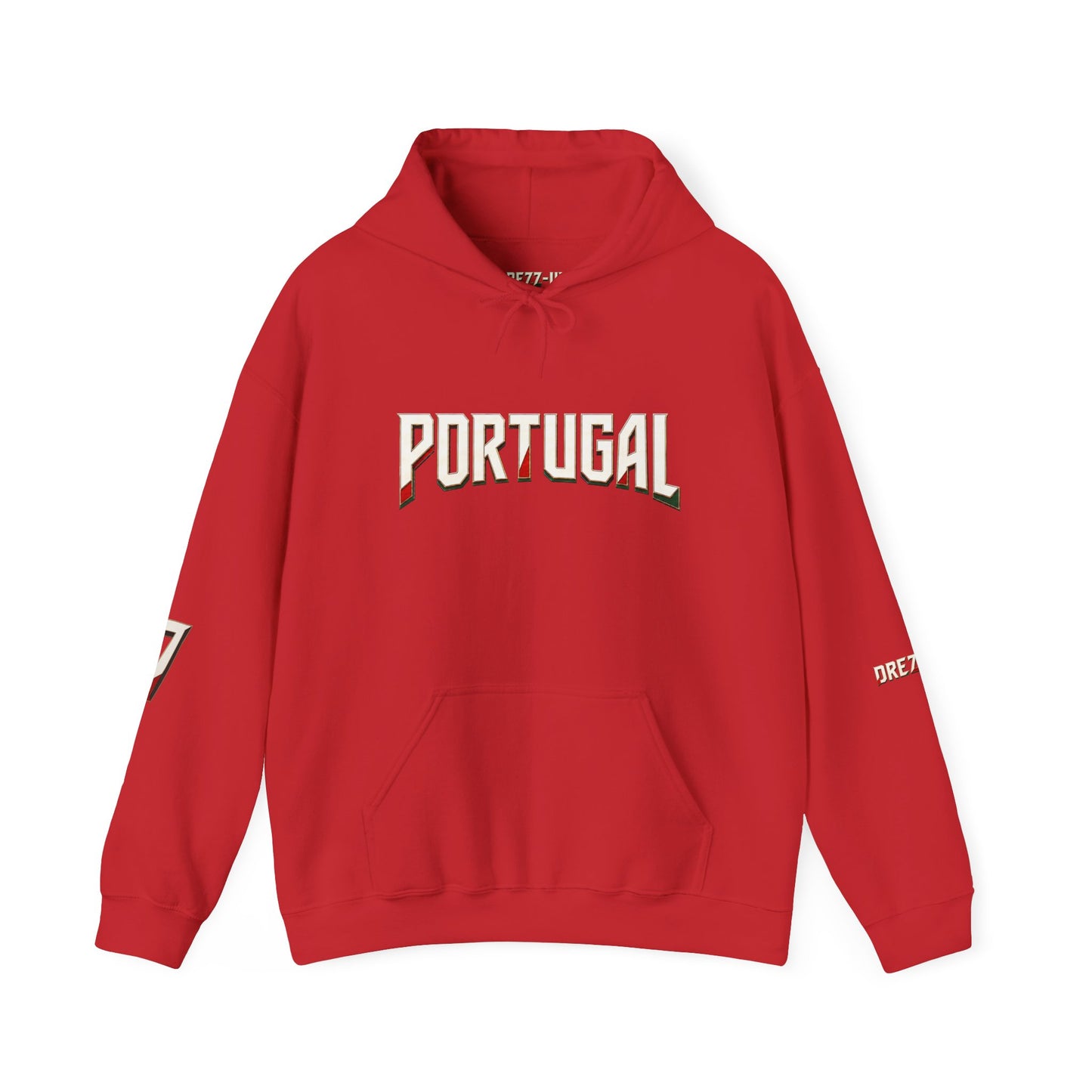 PORTUGAL NUMBER 7 TYPOGRAPHY UNISEX HOODIE