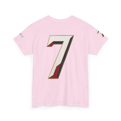 PORTUGAL NUMBER 7 TYPOGRAPHY UNISEX T-SHIRT
