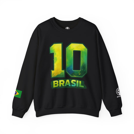 Brazil “10” Unisex Crewneck Sweatshirt – Iconic Nation Edition