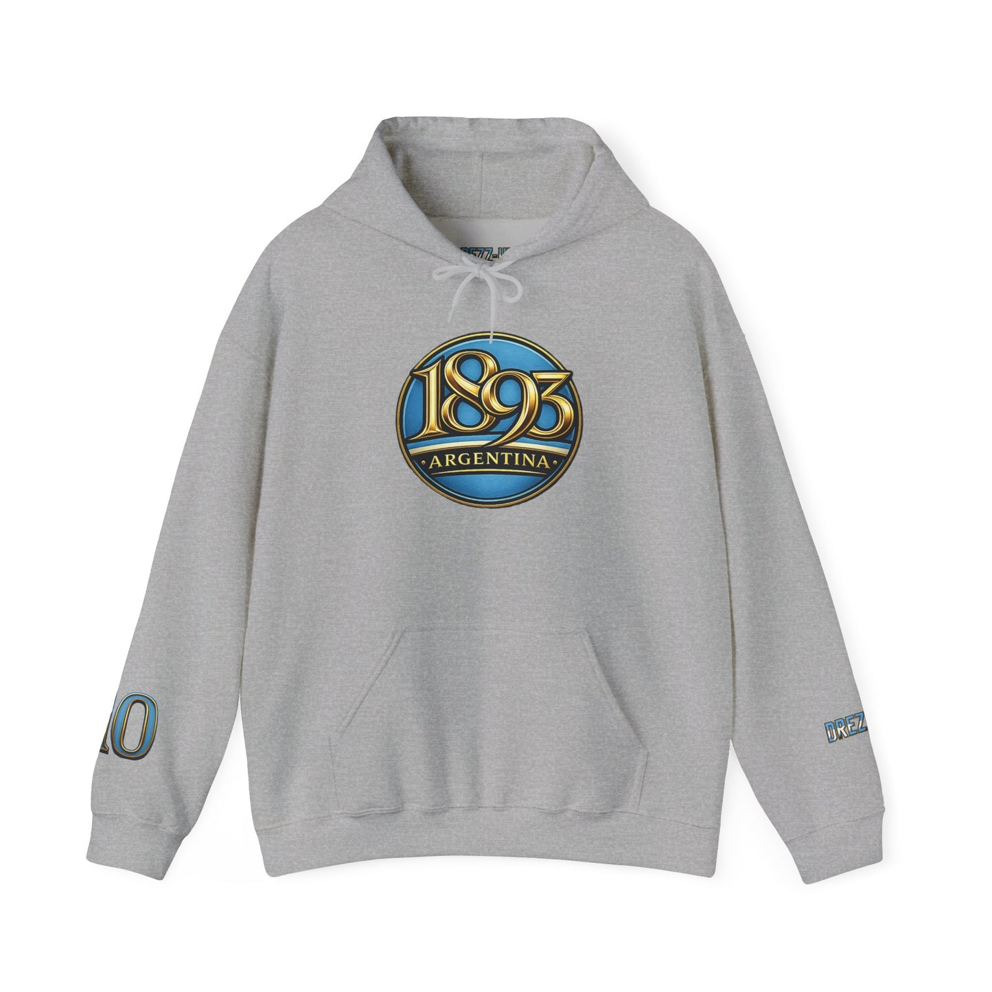 ARGENTINA 1893 NUMBER 10 UNISEX HOODIE