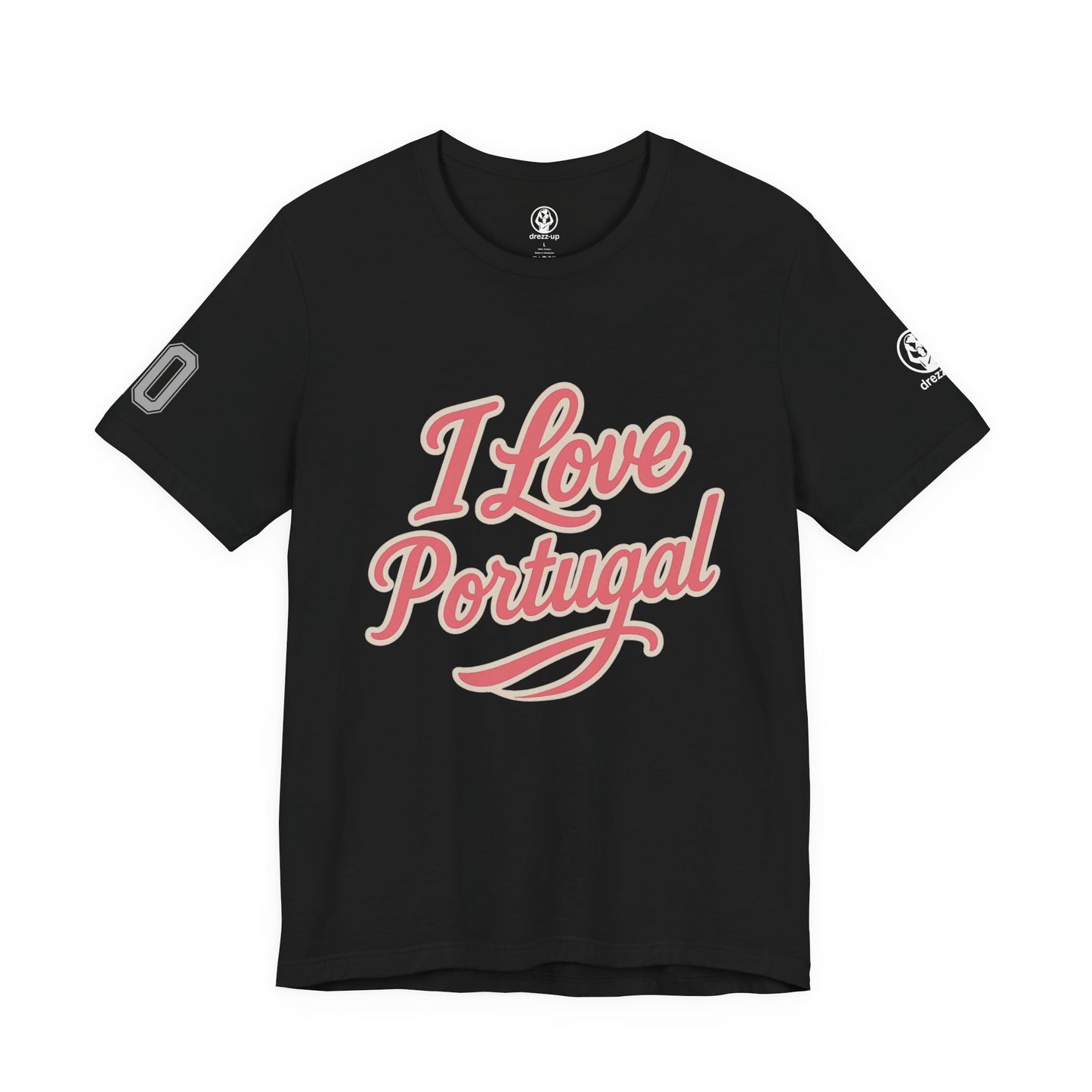 🇵🇹 Portugal Women’s Jersey Short Sleeve Tee – “I Love Portugal” Edition