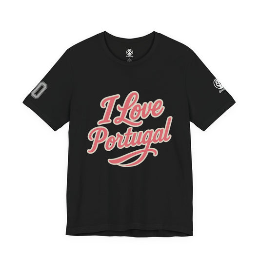 🇵🇹 Portugal Women’s Jersey Short Sleeve Tee – “I Love Portugal” Edition