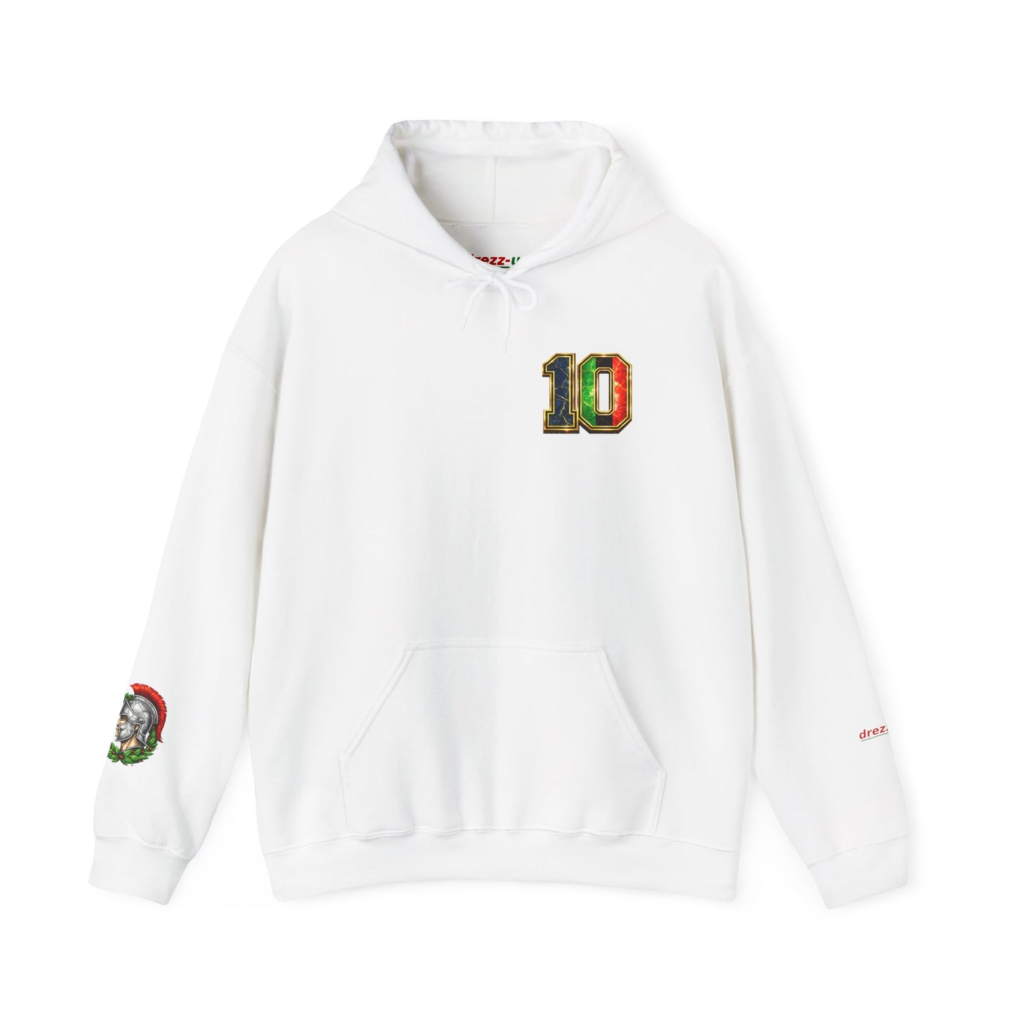 ITALY GLADIATOR HOODIE — NUMBER 10