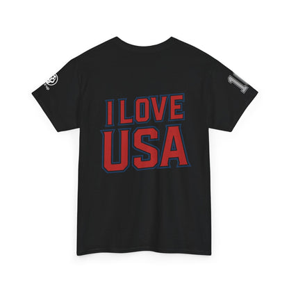 🇺🇸 USA Men’s Heavy Cotton Tee – “Number 10 / ” Edition