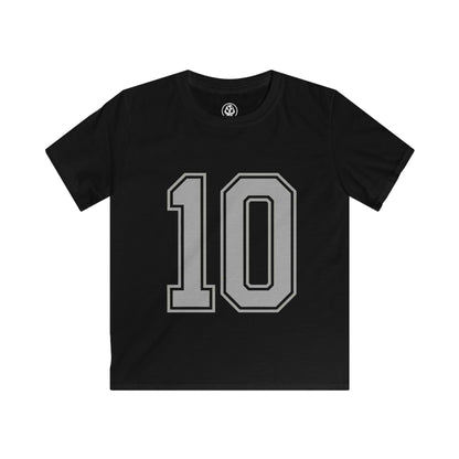 🇩🇪 Germany Kids Softstyle Tee – Number 10 Edition