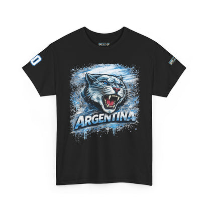 ARGENTINA WHITE TIGER NUMBER 10 UNISEX T-SHIRT