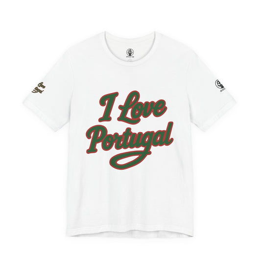 🇵🇹 Portugal Women’s Jersey Short Sleeve Tee – “I Love Portugal” Edition
