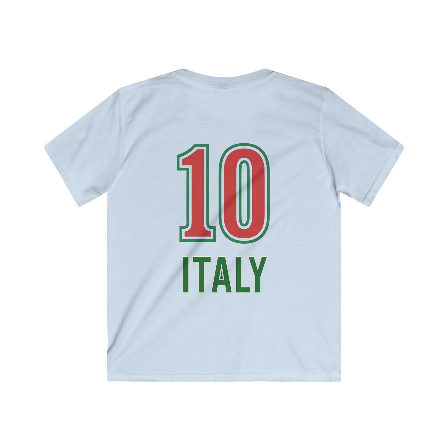 🧸 Italy Kids Teddy Bear Edition – Softstyle Tee