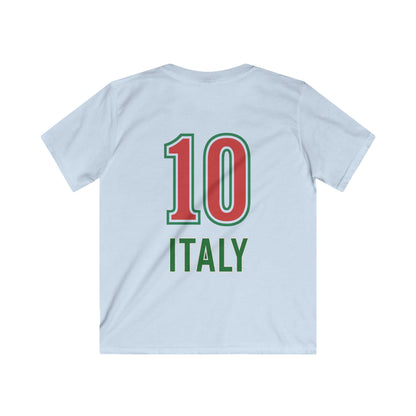 🧸 Italy Kids Teddy Bear Edition – Softstyle Tee