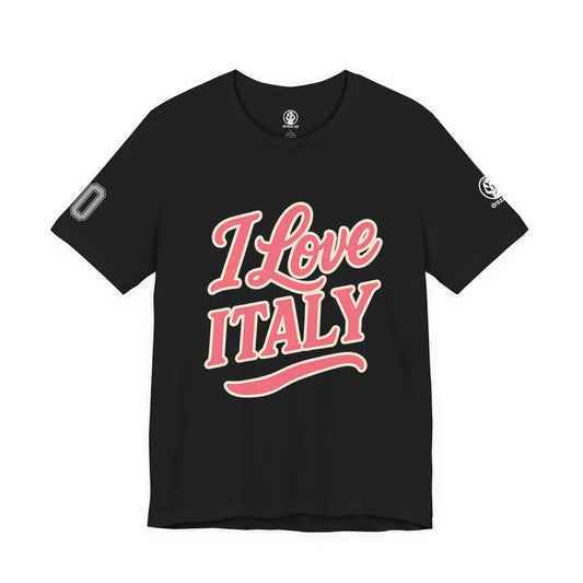 🇮🇹 Italy Women’s Jersey Short Sleeve Tee – “I Love Italy” Edition