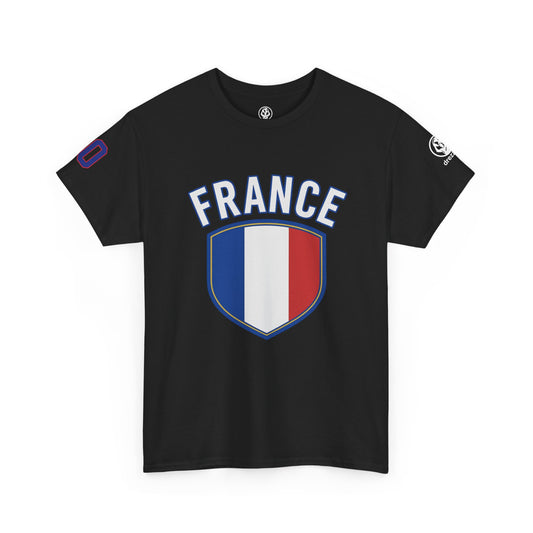 🇫🇷 France Premium Fan Tee – Men’s Heavy Cotton Edition