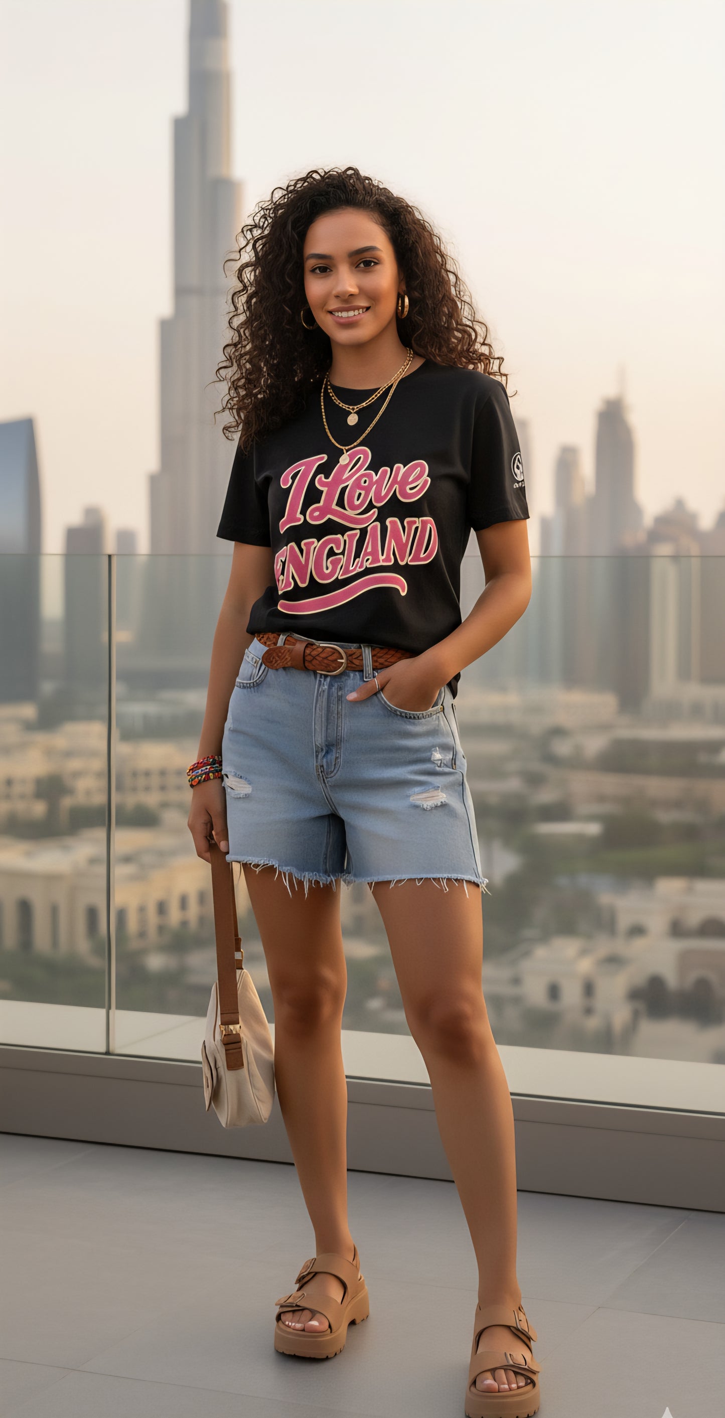 🏴 England Women’s Jersey Short Sleeve Tee – “I Love England” Edition