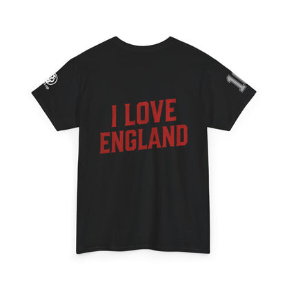 .  🏴 England Men’s Heavy Cotton Tee – “Number 10” Edition