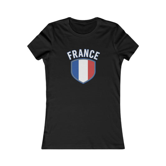 🇫🇷 France Women’s Favorite Tee – Premium Fan Edition
