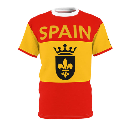Spain Premium Edition – Unisex Cut & Sew Tee (AOP)