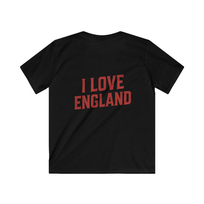 🏴 England Kids Softstyle Tee – Number 10 Edition