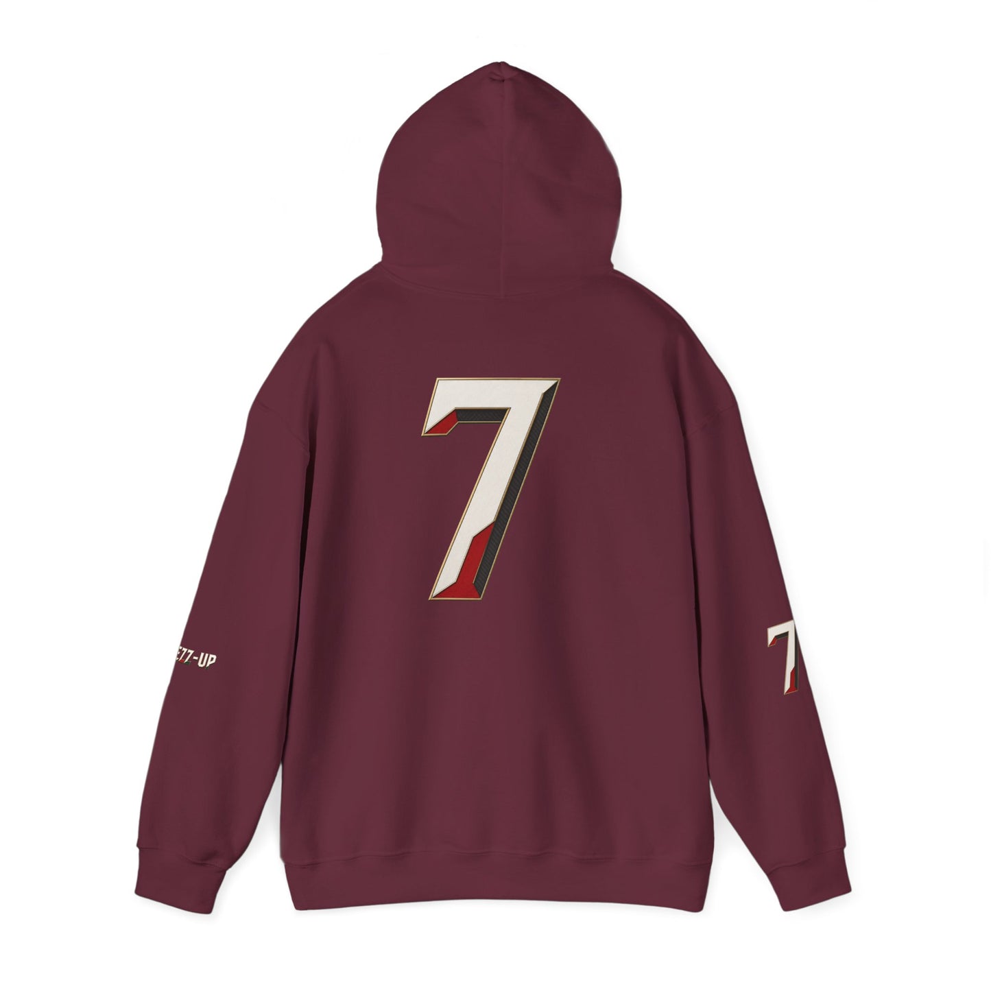PORTUGAL NUMBER 7 TYPOGRAPHY UNISEX HOODIE