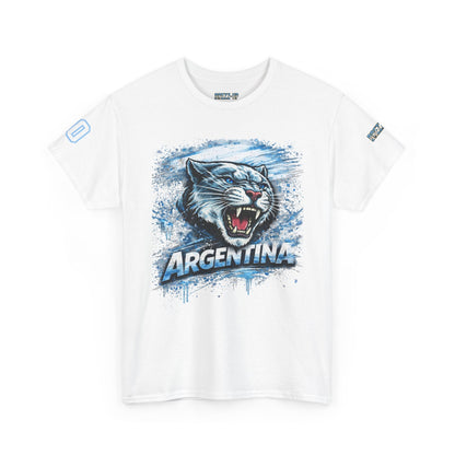 ARGENTINA WHITE TIGER NUMBER 10 UNISEX T-SHIRT