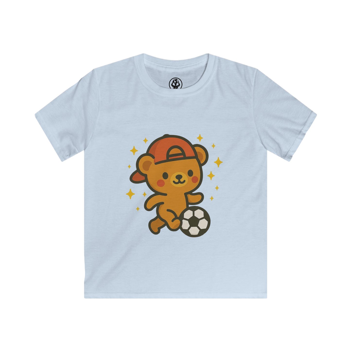 🧸 Brazil Kids Teddy Bear Edition – Softstyle Tee