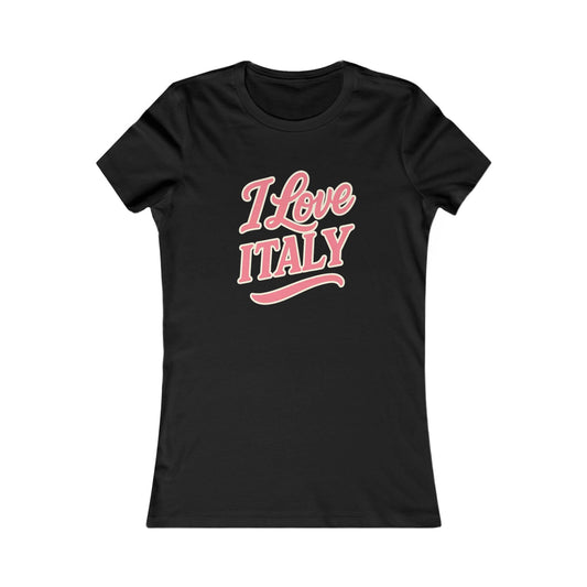 🇮🇹 Italy Women’s Favorite Tee – “I Love Italy” Edition