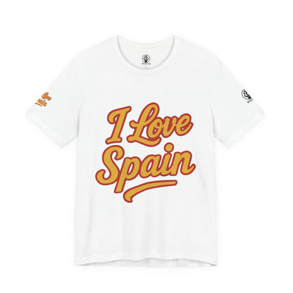 🇪🇸 Spain Women’s Jersey Short Sleeve Tee – “I Love Spain” Edition