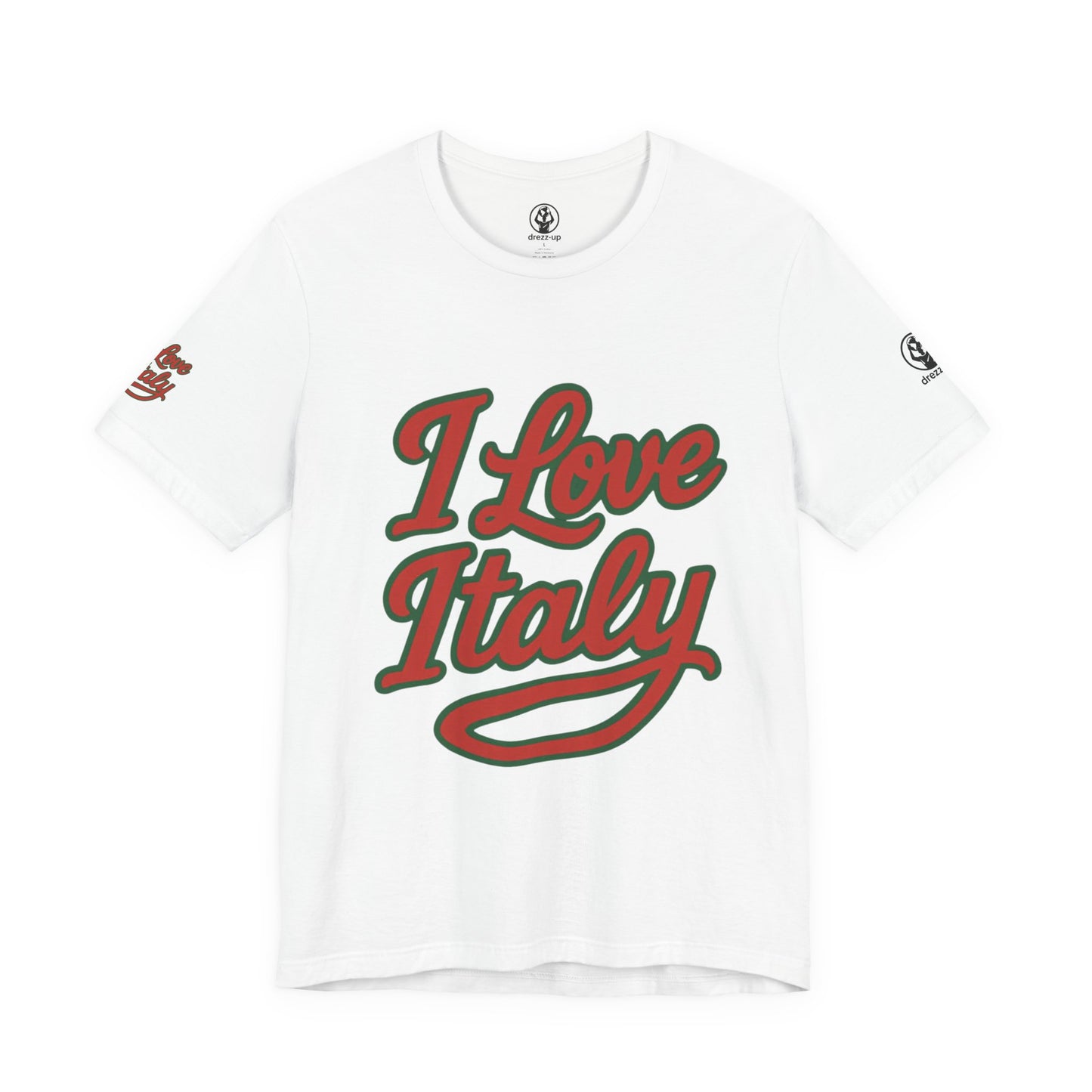 🇮🇹 Italy Women’s Jersey Short Sleeve Tee – “I Love Italy” Edition